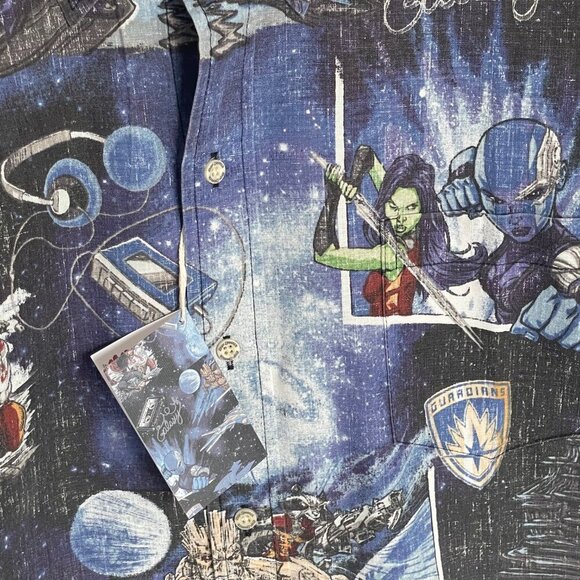 Reyn Spooner Guardians of the Galaxy Men’s Large Short Sleeve Classic Fit Shirt - Picture 10 of 10